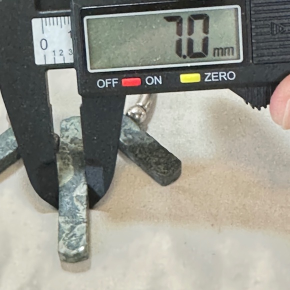 Silver Tone (beads & tubes) & Kambamba Jasper stone necklace Toggle clasp - Picture 10 of 15